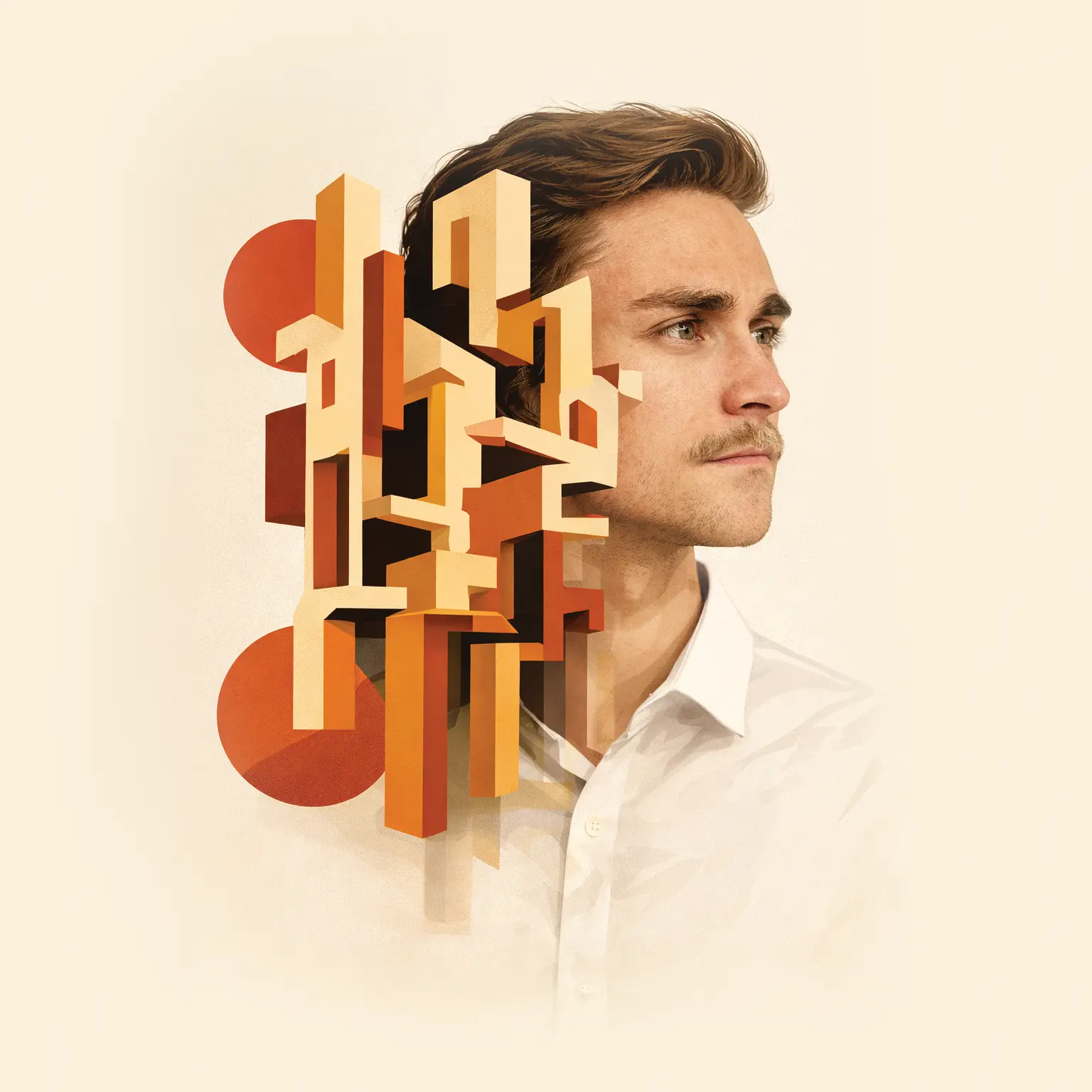 Bauhaus Style Portrait